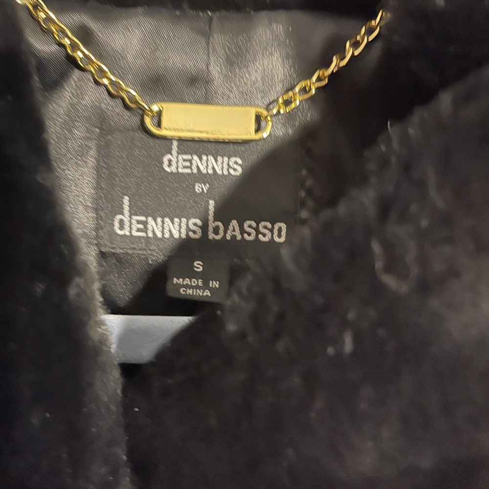 Vintage Dennis Basso Faux Fur and Lace Glamour Coat - Picture 4 of 5